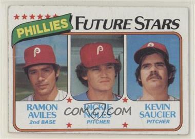 1980 Topps - [Base] #682 - Future Stars - Ramon Aviles, Dickie Noles, Kevin Saucier [Good to VG‑EX]