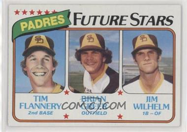1980 Topps - [Base] #685 - Future Stars - Tim Flannery, Brian Greer, Jim Wilhelm