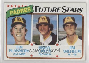 1980 Topps - [Base] #685 - Future Stars - Tim Flannery, Brian Greer, Jim Wilhelm