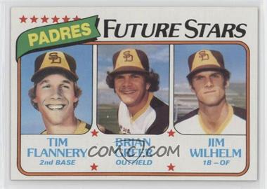 1980 Topps - [Base] #685 - Future Stars - Tim Flannery, Brian Greer, Jim Wilhelm