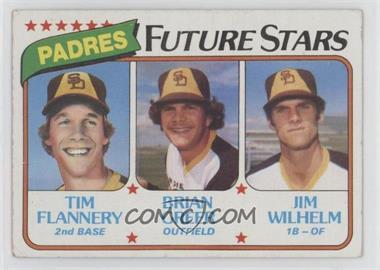 1980 Topps - [Base] #685 - Future Stars - Tim Flannery, Brian Greer, Jim Wilhelm [COMC RCR Poor]