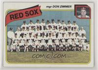 Team Checklist - Boston Red Sox Team, Don Zimmer [Poor to Fair]