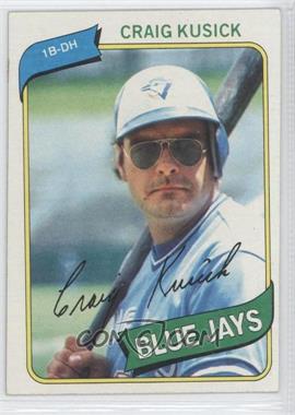 1980 Topps - [Base] #693 - Craig Kusick