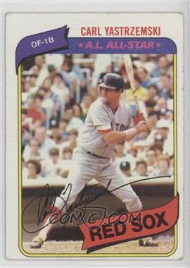 1980 Topps - [Base] #720 - Carl Yastrzemski