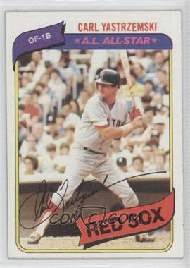 1980 Topps - [Base] #720 - Carl Yastrzemski