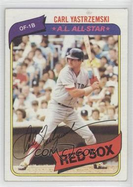 1980 Topps - [Base] #720 - Carl Yastrzemski