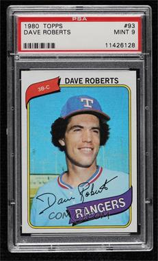 1980 Topps - [Base] #93 - Dave Roberts [PSA 9 MINT]