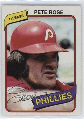 1980 Topps Burger King - Restaurant Philadelphia Phillies #4 - Pete Rose