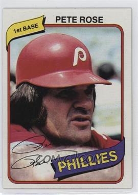 1980 Topps Burger King - Restaurant Philadelphia Phillies #4 - Pete Rose