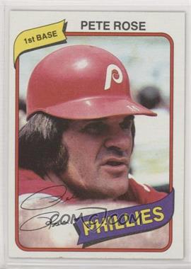 1980 Topps Burger King - Restaurant Philadelphia Phillies #4 - Pete Rose