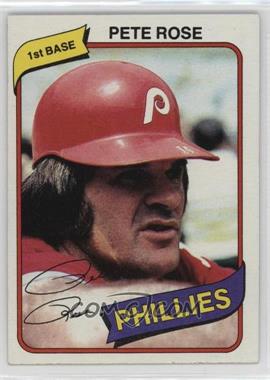 1980 Topps Burger King - Restaurant Philadelphia Phillies #4 - Pete Rose