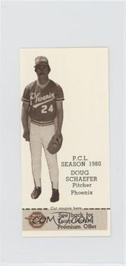 1980 Valley National Bank Phoenix Giants - [Base] #3 - Douglas Schaefer