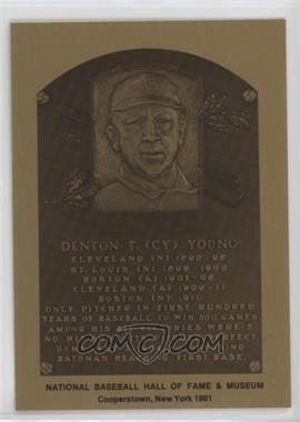 1981-89 Metallic Hall of Fame Plaques - [Base] #_CYYO - 1981 - Cy Young