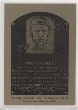1981-89 Metallic Hall of Fame Plaques - [Base] #_FRCL - 1983 - Fred Clarke