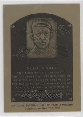 1981-89 Metallic Hall of Fame Plaques - [Base] #_FRCL - 1983 - Fred Clarke