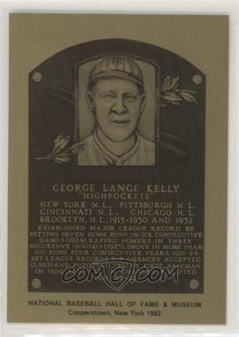 1981-89 Metallic Hall of Fame Plaques - [Base] #_GEKE.2 - 1982 - George Kelly