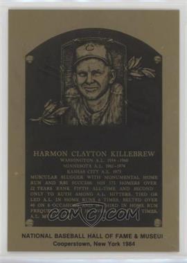 1981-89 Metallic Hall of Fame Plaques - [Base] #_HAKI - 1984 - Harmon Killebrew [EX to NM]