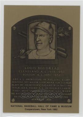 1981-89 Metallic Hall of Fame Plaques - [Base] #_LOBO - 1982 - Lou Boudreau