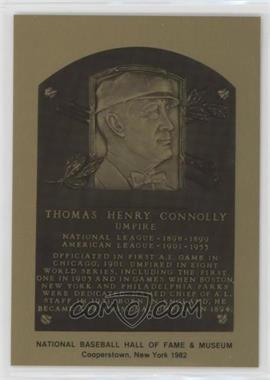 1981-89 Metallic Hall of Fame Plaques - [Base] #_TOCO - 1982 - Tom Connolly