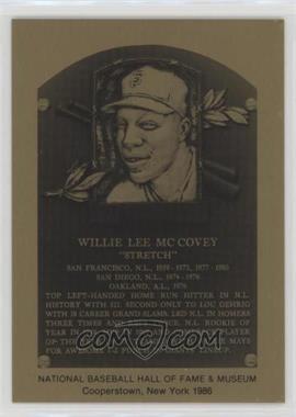 1981-89 Metallic Hall of Fame Plaques - [Base] #_WIMC - 1986 - Willie McCovey