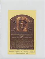 Inducted 1966 - Ted Williams (Looking forward)
