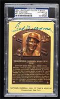 Ted Williams (Looking forward) [PSA/DNA Certified Encased]