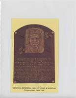 Inducted 1979 - Willie Mays