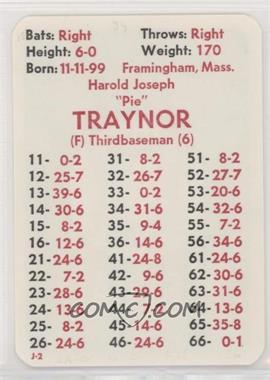 1981 APBA Baseball 1934 Season - [Base] #_PITR - Pie Traynor [Poor to Fair]