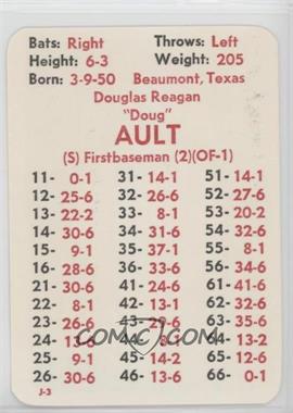 1981 APBA Baseball 1980 Season - [Base] #_DOAU - Doug Ault