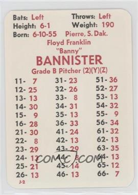 1981 APBA Baseball 1980 Season - [Base] #_FLBA - Floyd Bannister
