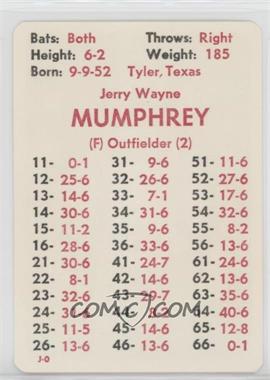 1981 APBA Baseball 1980 Season - [Base] #_JEMU - Jerry Mumphrey