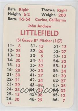 1981 APBA Baseball 1980 Season - [Base] #_JOLI - John Littlefield