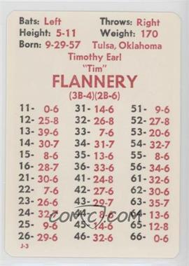 1981 APBA Baseball 1980 Season - [Base] #_TIFL - Tim Flannery