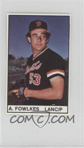 1981 All-Star Game Program Inserts - [Base] #_ALFO - Alan Fowlkes