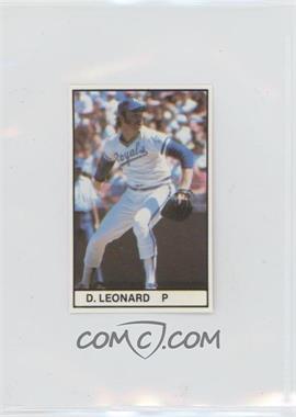 1981 All-Star Game Program Inserts - [Base] #_DELO - Dennis Leonard [EX to NM]