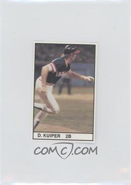 1981 All-Star Game Program Inserts - [Base] #_DUKU - Duane Kuiper [EX to NM]