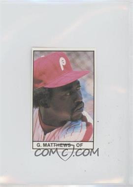 1981 All-Star Game Program Inserts - [Base] #_GAMA - Gary Matthews