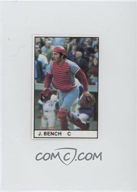 1981 All-Star Game Program Inserts - [Base] #_JOBE - Johnny Bench