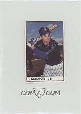 1981 All-Star Game Program Inserts - [Base] #_PAMO.1 - Paul Molitor (Posed)