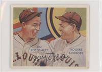 Jim Bottomley, Rogers Hornsby