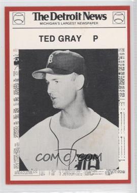 1981 Detroit News Detroit Tigers Boys of Summer 100th Anniversary - [Base] - Red Border #131 - Ted Gray