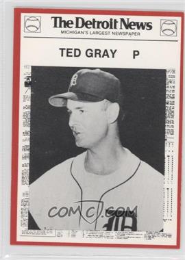 1981 Detroit News Detroit Tigers Boys of Summer 100th Anniversary - [Base] - Red Border #131 - Ted Gray