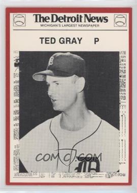 1981 Detroit News Detroit Tigers Boys of Summer 100th Anniversary - [Base] - Red Border #131 - Ted Gray