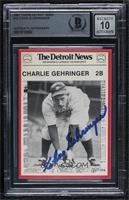 Charlie Gehringer [BAS BGS Authentic]