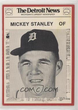 1981 Detroit News Detroit Tigers Boys of Summer 100th Anniversary - [Base] - Red Border #25 - Mickey Stanley [Poor to Fair]
