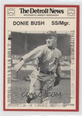 1981 Detroit News Detroit Tigers Boys of Summer 100th Anniversary - [Base] - Red Border #38 - Donie Bush