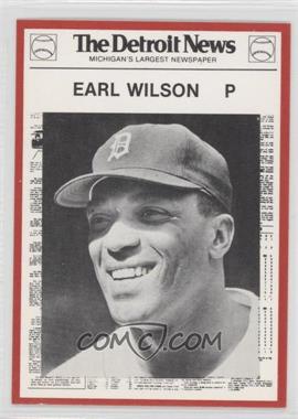 1981 Detroit News Detroit Tigers Boys of Summer 100th Anniversary - [Base] - Red Border #51 - Earl Wilson