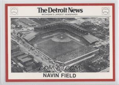 1981 Detroit News Detroit Tigers Boys of Summer 100th Anniversary - [Base] - Red Border #60 - Navin Field