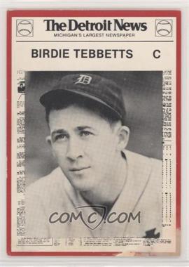 1981 Detroit News Detroit Tigers Boys of Summer 100th Anniversary - [Base] - Red Border #92 - Birdie Tebbetts [Poor to Fair]