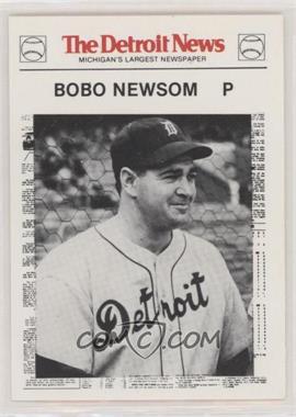 1981 Detroit News Detroit Tigers Boys of Summer 100th Anniversary - [Base] - Red Text #64 - Bobo Newsom